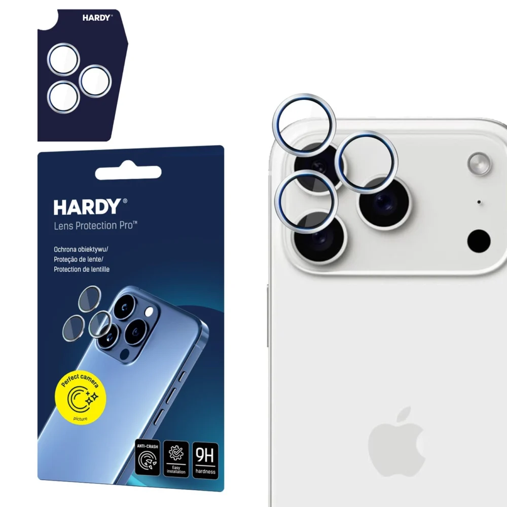 3mk HARDY Lens Protection Pro lens glass for iPhone 17 Pro / 17 Pro Max - silvereng