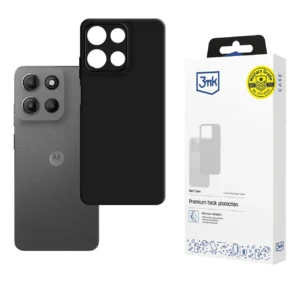 3mk Matt Case for Motorola Moto G15 / G15 Power - Matte Blackeng