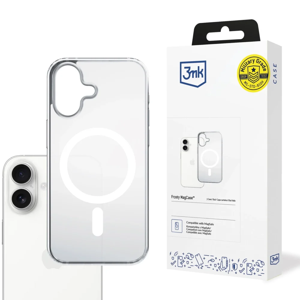 3mk Frosty MagCase for iPhone 17 - whiteeng