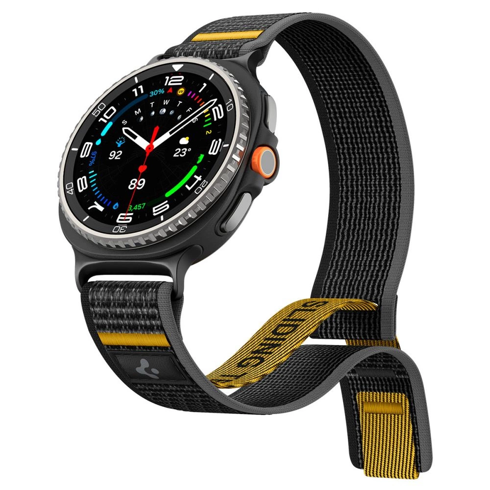 Spigen Athlex Air Strap for Samsung Galaxy Watch 40/44/46mm - Black and Yelloweng