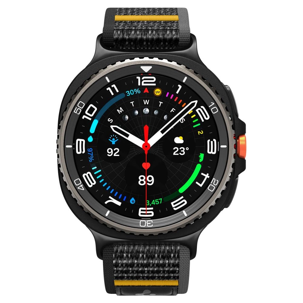 Spigen Athlex Air Strap for Samsung Galaxy Watch 40/44/46mm - Black and Yelloweng