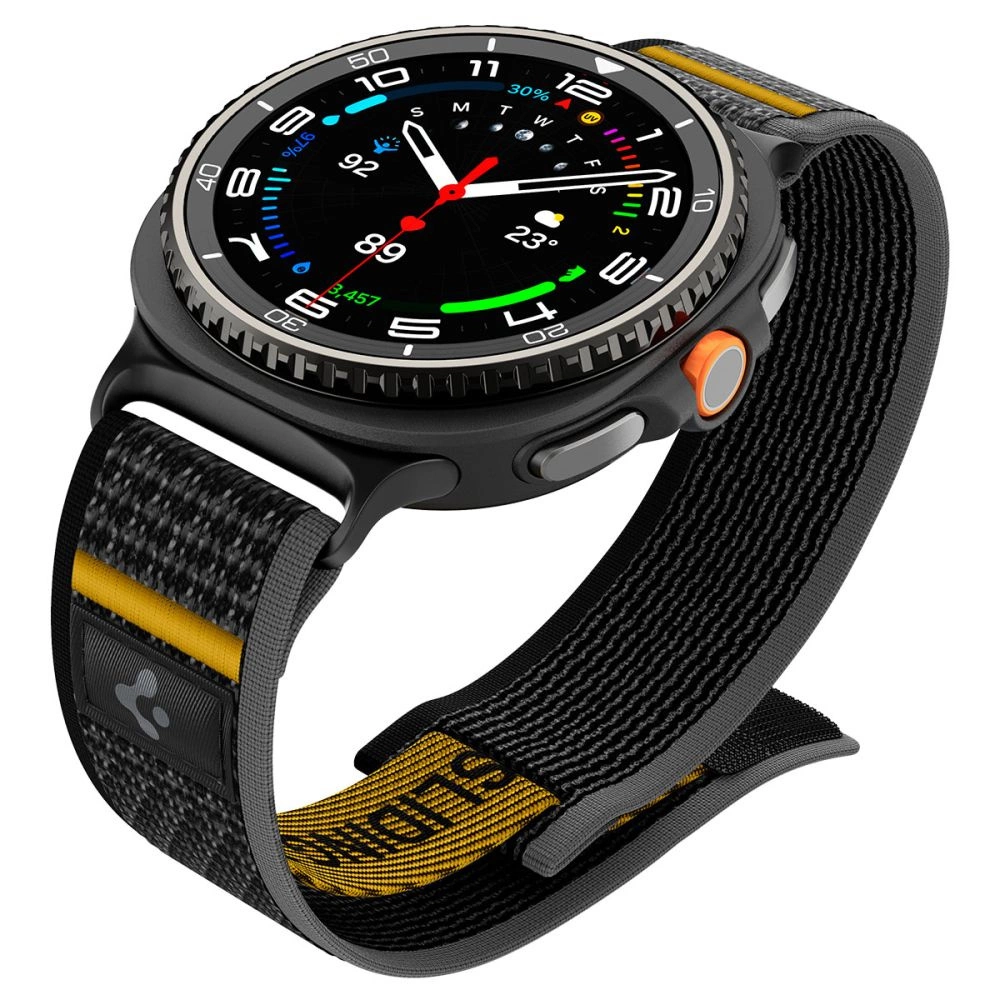 Spigen Athlex Air Strap for Samsung Galaxy Watch 40/44/46mm - Black and Yelloweng