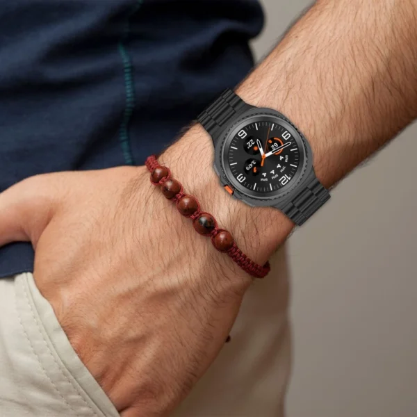 Tech-Protect Stainless Steel Strap for Samsung Galaxy Watch 40/44/46 mm - Silvereng