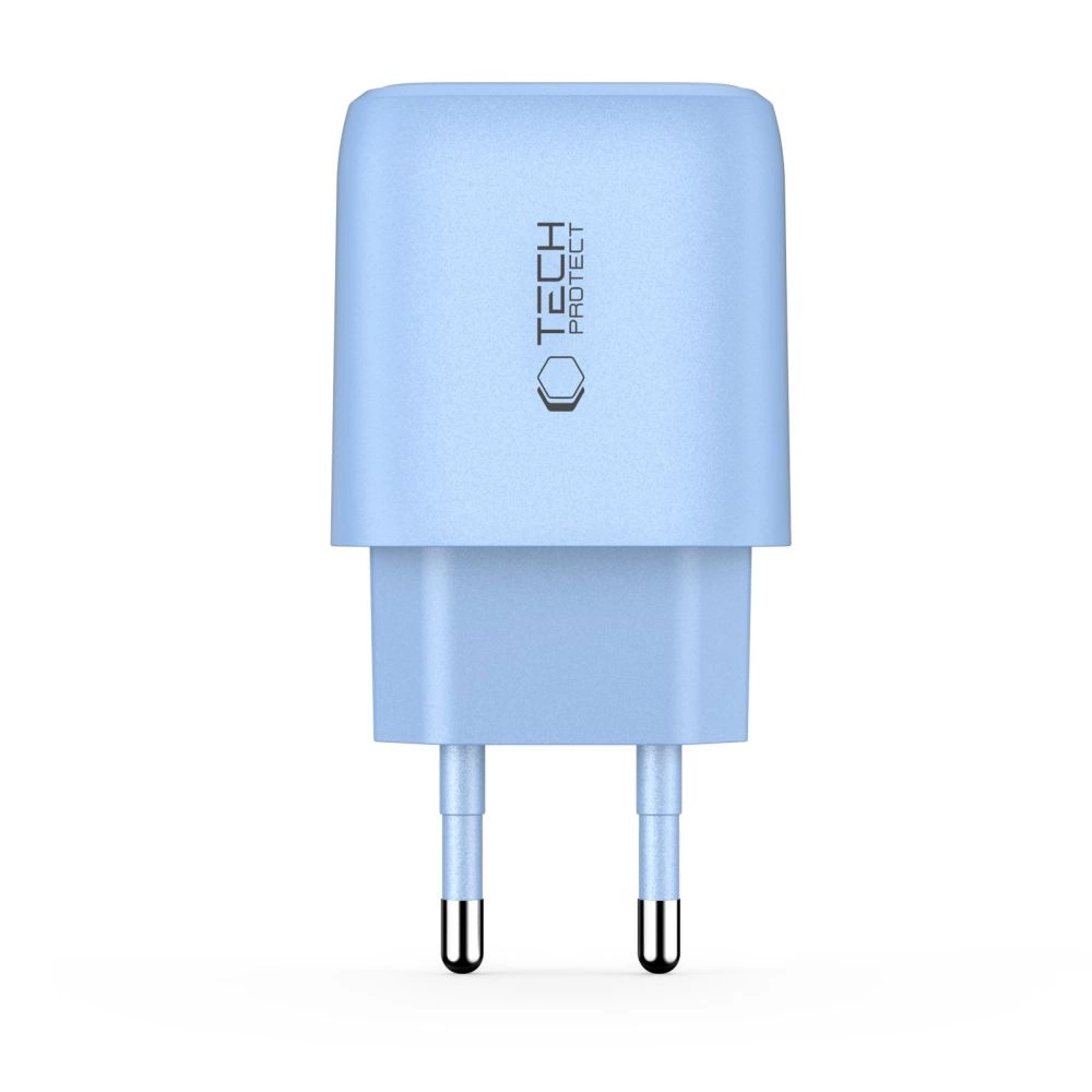 Tech-Protect NCA20 PD 20W QC3.0 USB-A / USB-C Wall Charger - Blueeng
