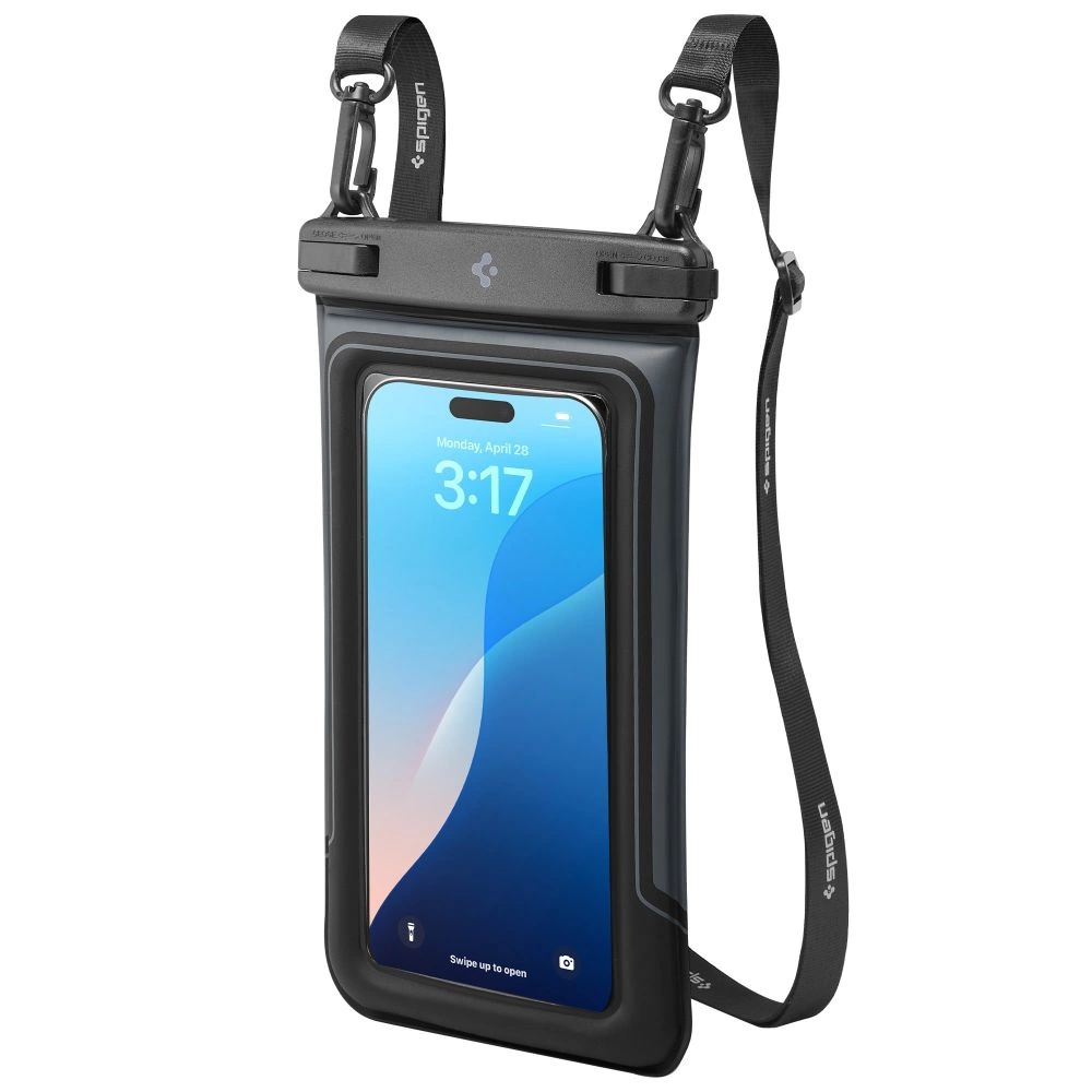 Spigen A611P 2-pack waterproof case - matte blackeng