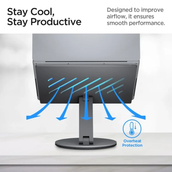 Spigen LD204H Stand + Hub 6-in-1 - Grayeng