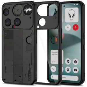 Tech-Protect MagMat Case for Nothing Phone 3 Black and Transparenteng