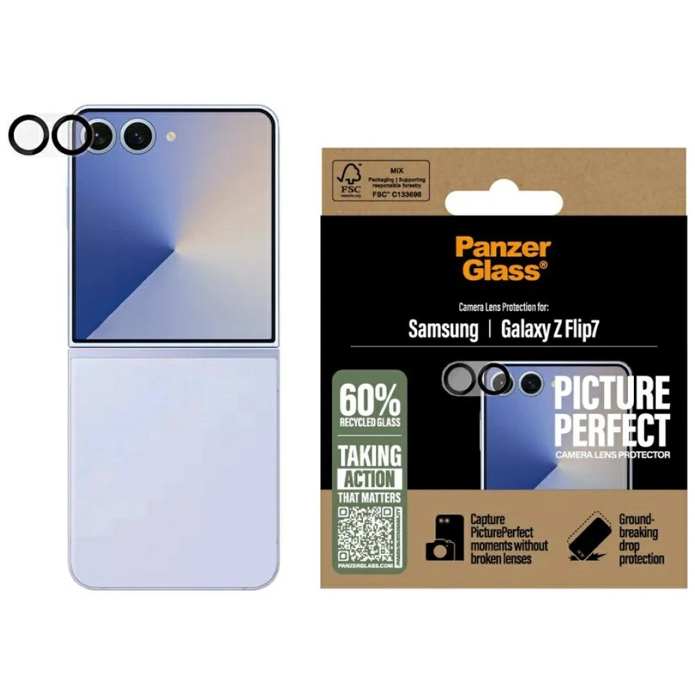 PanzerGlass PicturePerfect Tempered Glass Lens for Samsung Galaxy Z Flip7eng