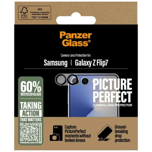 PanzerGlass PicturePerfect Tempered Glass Lens for Samsung Galaxy Z Flip7eng