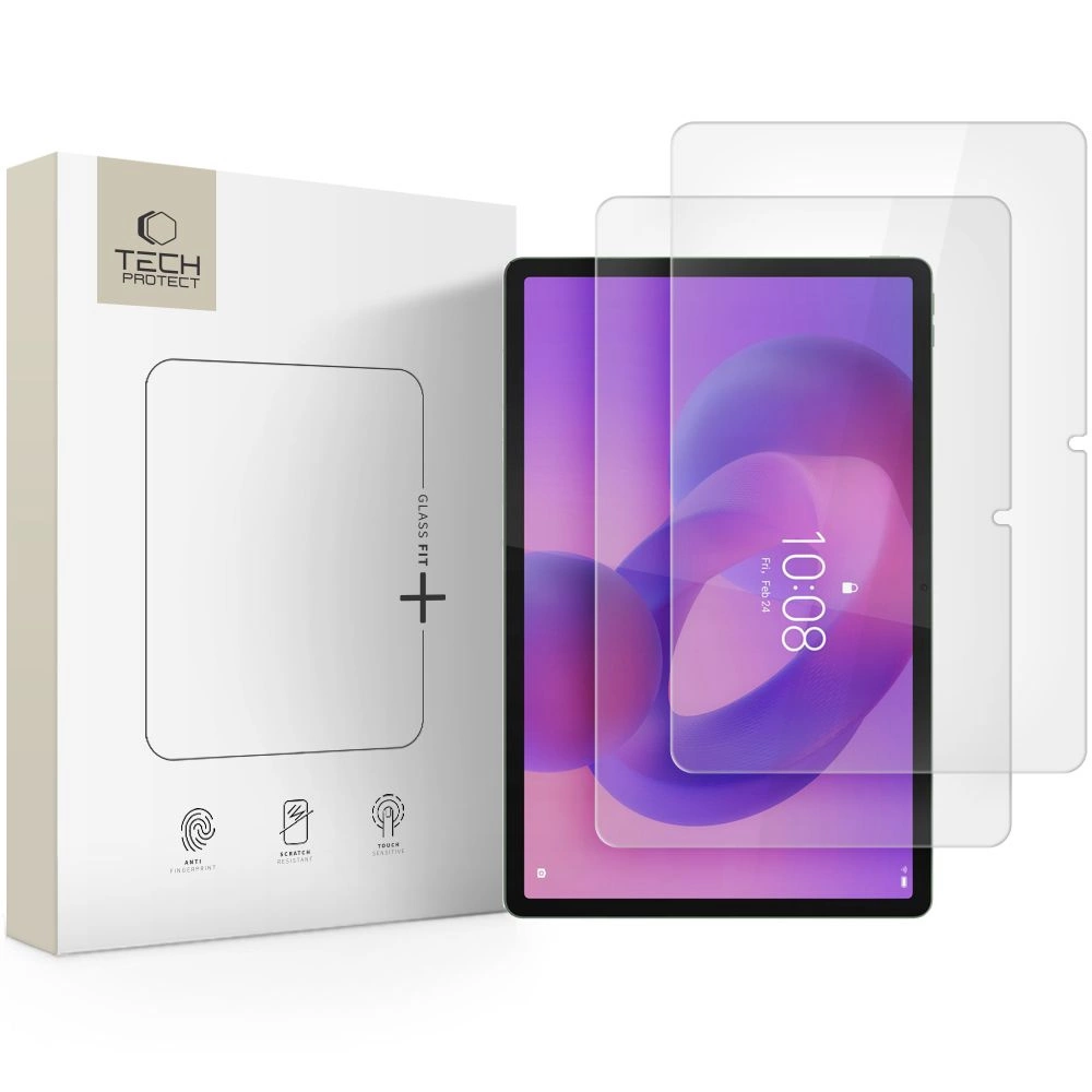 Tech-Protect Glass Fit+ 2-pack tempered glass for Lenovo Idea Tab 11.0 TB-336 - transparenteng