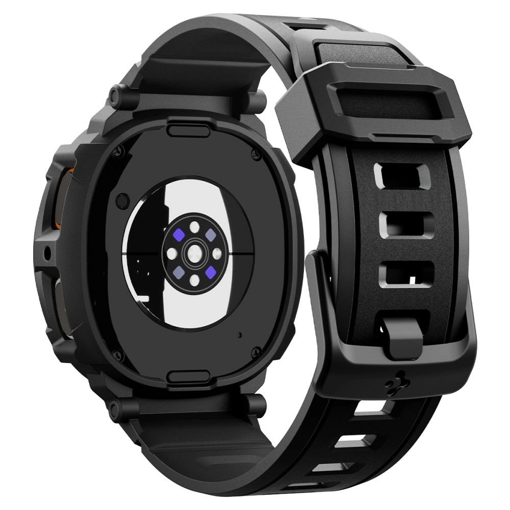 Spigen Rugged Armor Pro Strap for Samsung Galaxy Watch 8 44mm - Matte Blackeng