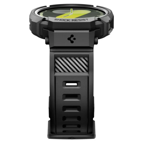 Spigen Rugged Armor Pro Strap for Samsung Galaxy Watch 8 44mm - Matte Blackeng