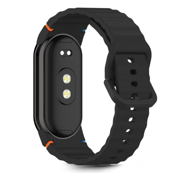 Tech-Protect Silicone Sport Strap for Xiaomi Smart Band 8 / 9 / 10 / NFC - Blackeng