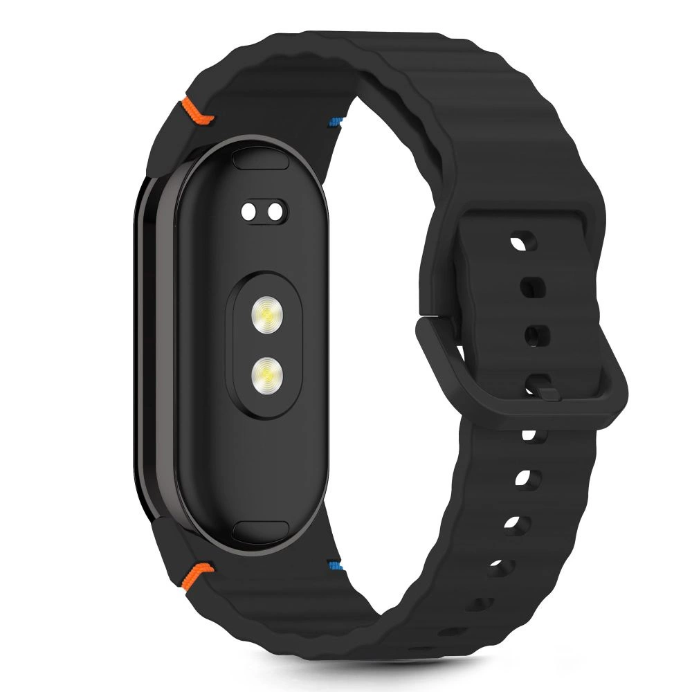Tech-Protect Silicone Sport Strap for Xiaomi Smart Band 8 / 9 / 10 / NFC - Blackeng