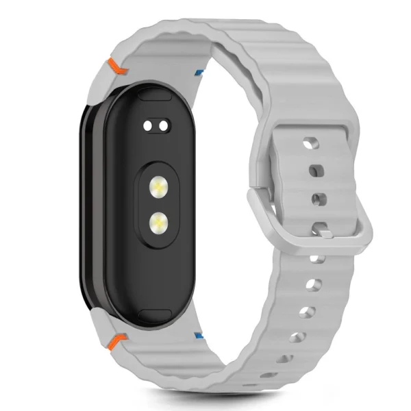 Tech-Protect Silicone Sport Strap for Xiaomi Smart Band 8 / 9 / 10 / NFC - Grayeng