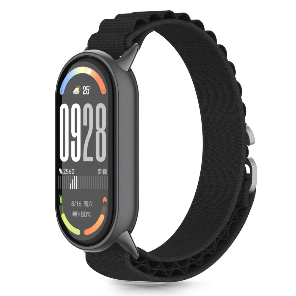 Tech-Protect Nylon Pro Strap for Xiaomi Smart Band 8 / 9 / 10 / NFC - Blackeng