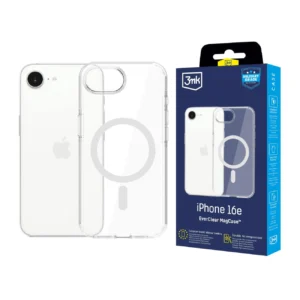 3mk EverClear MagCase for Apple iPhone 16E - transparenteng