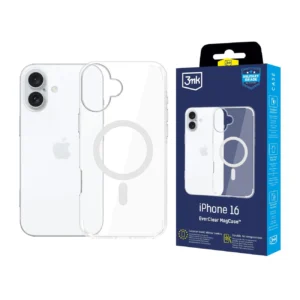 3mk EverClear MagCase for Apple iPhone 16 - transparenteng