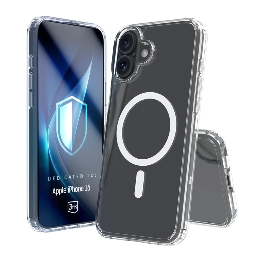 3mk Armor MagCase for iPhone 16 - transparenteng