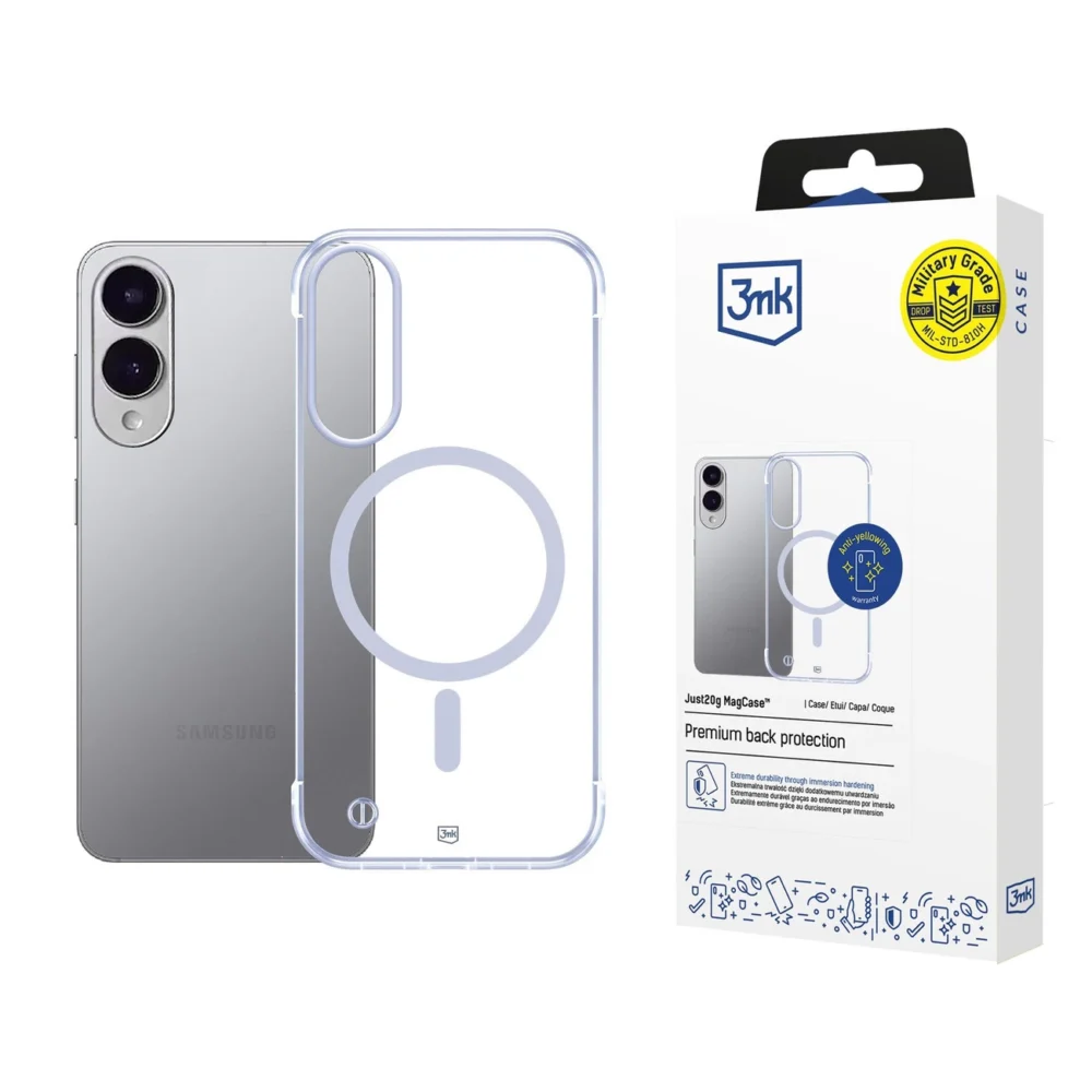 3mk Just20g MagCase for Samsung Galaxy S25 Edge - Transparenteng