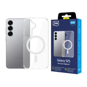 3mk EverClear MagCase for Samsung Galaxy S25 - transparenteng