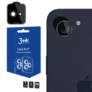 3mk Lens Protection Pro Tempered Glass for iPhone 16e - Blackeng