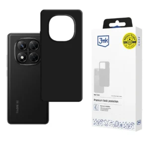 3mk Matt Case Pro for Xiaomi Redmi Note 14 PRO 5G/POCO X7 5G - Matte Blackeng