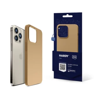 3mk Hardy Silicone MagCase for iPhone 15 Pro Max - Goldeng