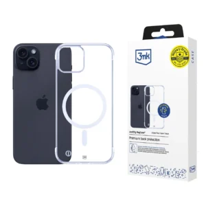 3mk Just20g MagCase for iPhone 15 Plus - transparenteng