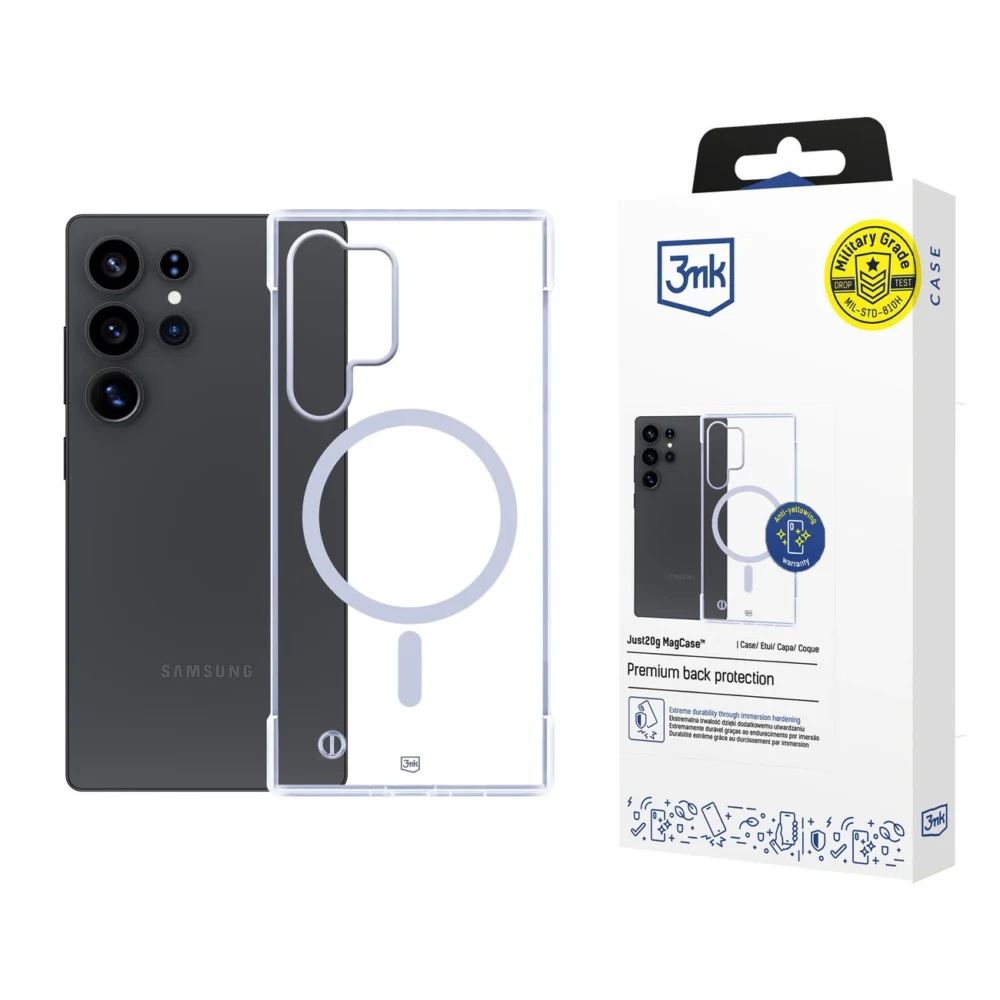 3mk Just20g MagCase for Samsung Galaxy S25 Ultra - Transparenteng