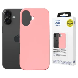 3mk Hardy MagSilicone Case for Apple iPhone 16 - Pinkeng