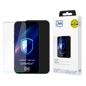 3mk ComfortDuo Matt Black MagCase protective set case + glass for Samsung Galaxy M15 5G - matt blackeng