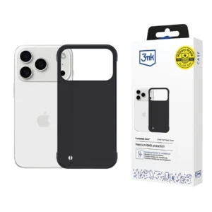 3mk Just20g Matt Case for Apple iPhone 17 Pro Max - Matte Blackeng
