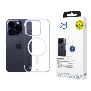 3mk Just20g MagCase for iPhone 15 Pro Max - Transparenteng