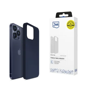 3mk Silicone Case for iPhone 16 Pro Max - Navy Blueeng