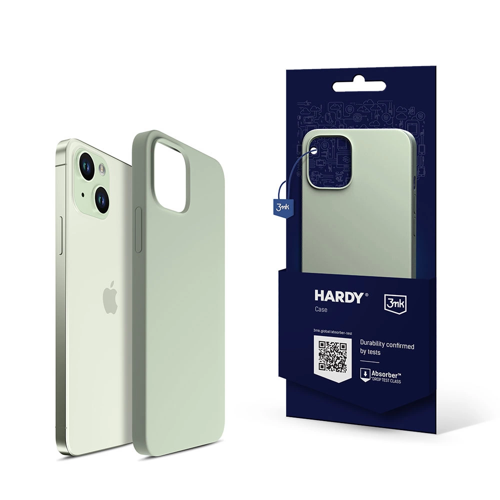 3mk Hardy Silicone MagCase for iPhone 15 - greeneng