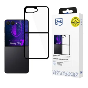 3mk Satin Armor Case+ for Samsung Galaxy Z Flip 7 - Transparent Blackeng