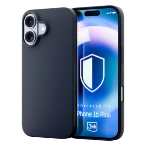3mk Hardy Silicone MagCase for iPhone 16 Plus - Grayeng