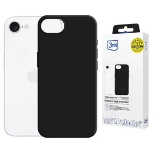 3mk Hardy MagSilicone Case for Apple iPhone 16E - Blackeng