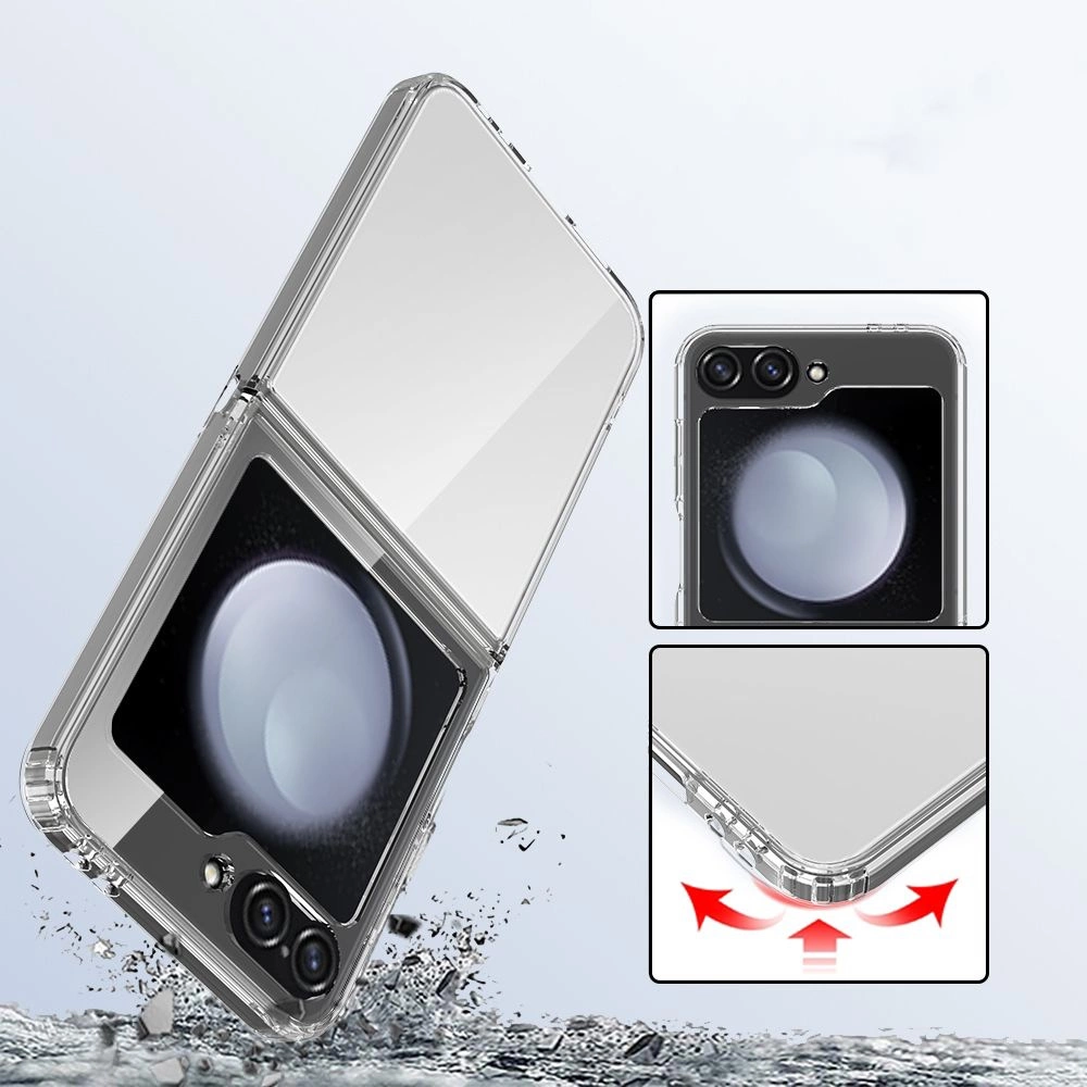 Tech-Protect FlexAir Hybrid Case for Samsung Galaxy Z Flip 6 / 7 FE - Transparenteng