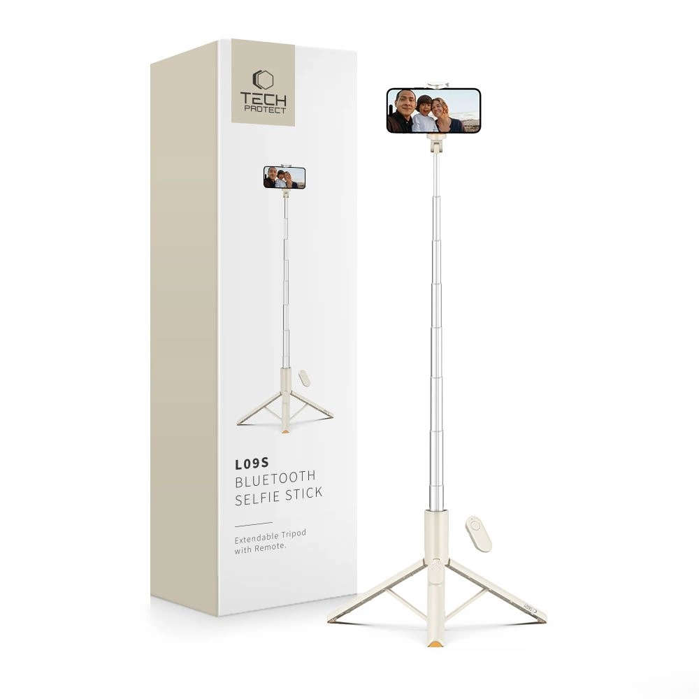 Selfie Stick Tech-Protect L09S with tripod - beigeeng