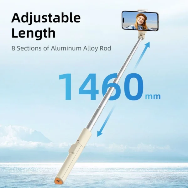 Selfie Stick Tech-Protect L09S with tripod - beigeeng