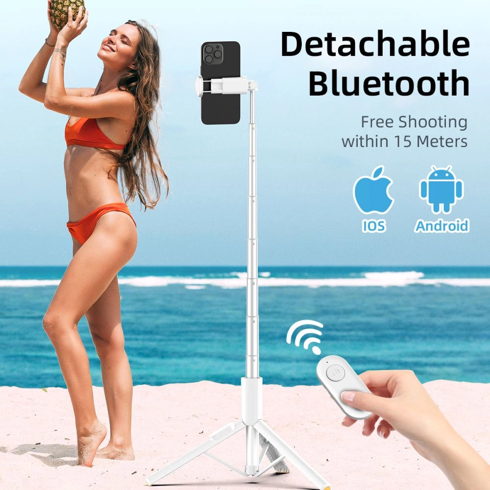 Selfie Stick Tech-Protect L09S with Tripod - Whiteeng