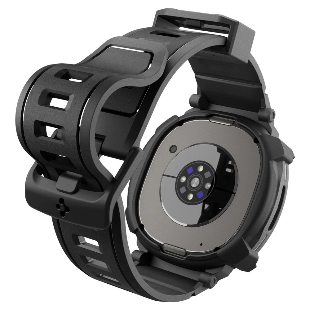 Spigen Rugged Armor Pro Strap for Samsung Galaxy Watch 8 Classic 46mm - Matte Blackeng