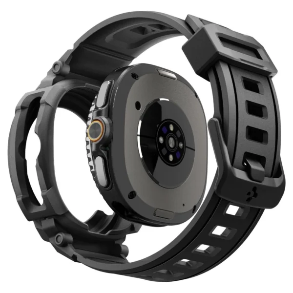 Spigen Rugged Armor Pro Strap for Samsung Galaxy Watch 8 Classic 46mm - Matte Blackeng