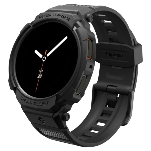 Spigen Rugged Armor Pro Strap for Samsung Galaxy Watch 8 40mm - Matte Blackeng