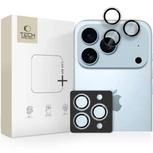 Tech-Protect Camring Fit+ Camera Cover for iPhone 14 Pro / Max / 15 Pro / Max / 16 Pro / Max / 17 Pro / Max - Cleareng