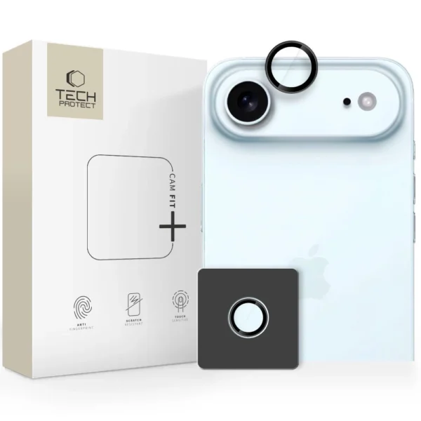 Tech-Protect Camring Fit+ Camera Cover for iPhone 17 Air - Blackeng