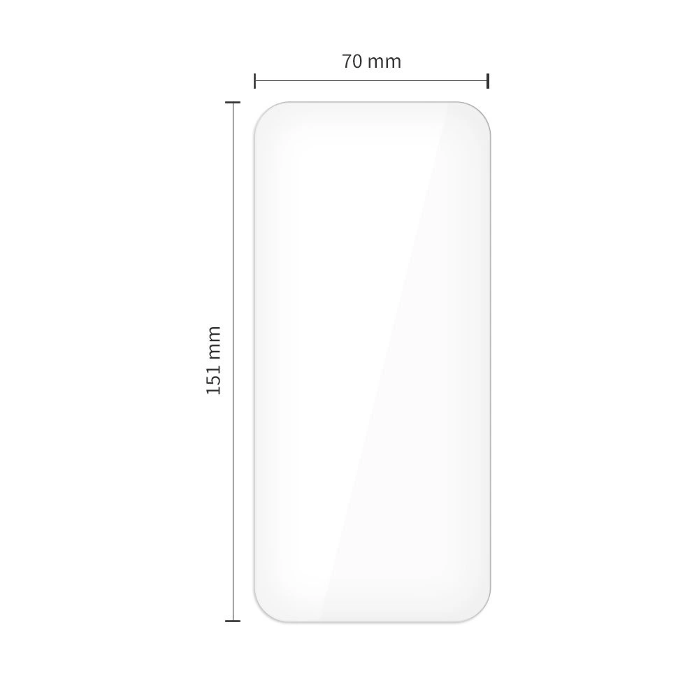 Tech-Protect Glass Fit+ 2-pack tempered glass for iPhone 17 Air - transparenteng