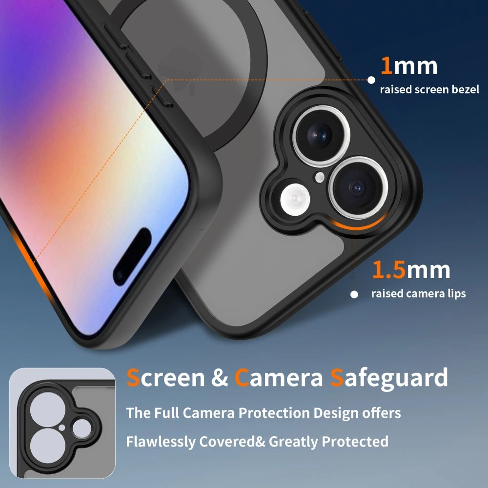 Tech-Protect BasicMag MagSafe Case for iPhone 17 - Matte Blackeng